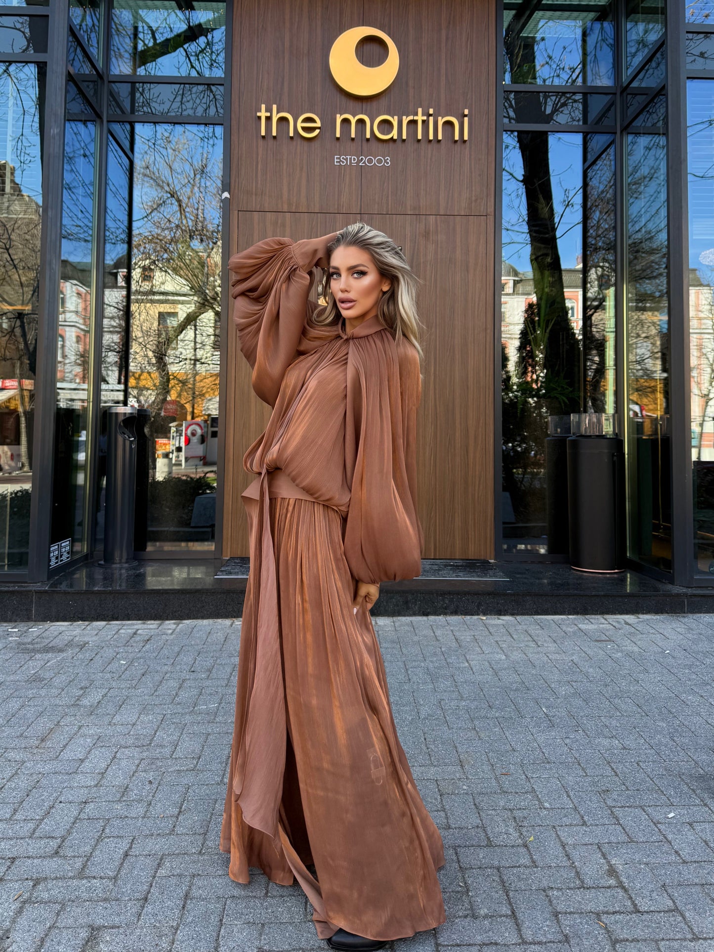Макси рокля "Gold"